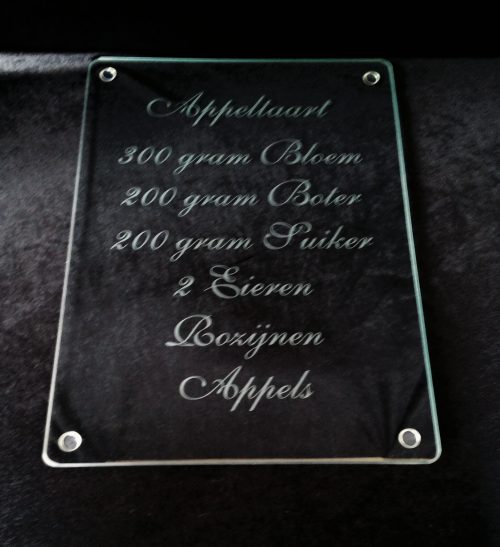 Snijplank "Appeltaart"