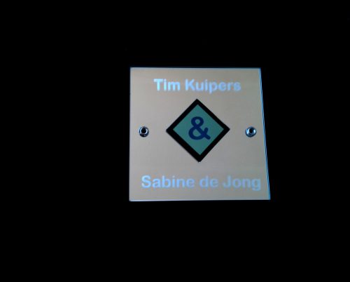 Naambord met huisnummer - Afbeelding 2
