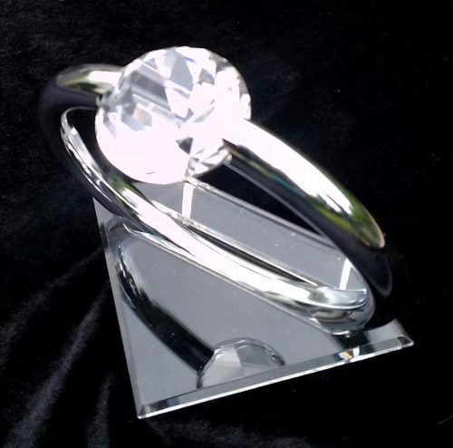Ring met "diamant"