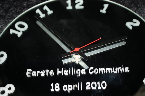 Spiegel Uhr rund – Bild 2