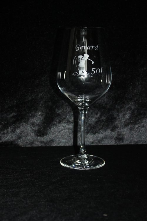 Wijnglas "Golfer" - Afbeelding 2
