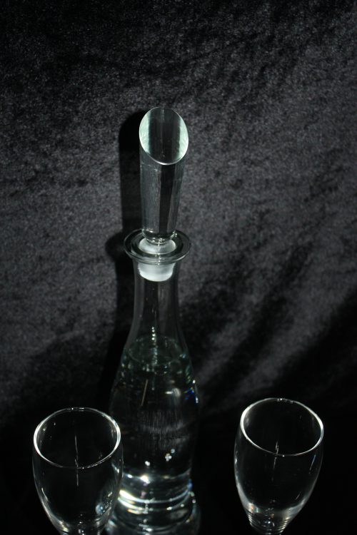Karaf set "Schuine dop" - Afbeelding 2