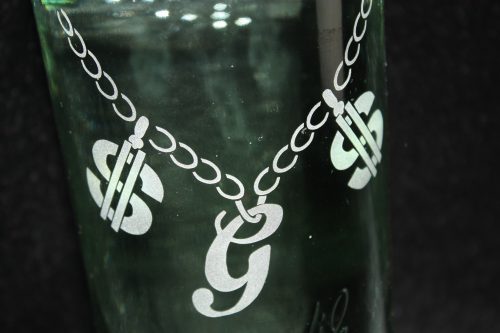 Fles Bacardi met gravure - Afbeelding 9