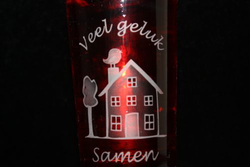 Fles Bacardi met gravure - Afbeelding 7