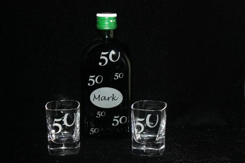 Jägermeister set (inclusief gravure)