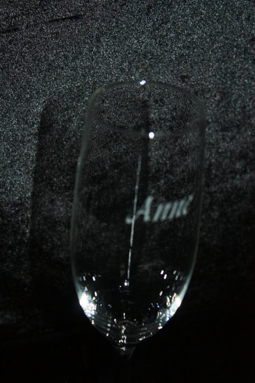 Champagneglas "Classic" incl. gravure - Afbeelding 2