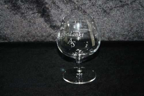 Cognacglas + gravure - Afbeelding 4