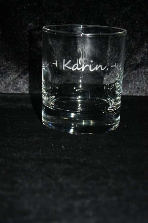 Drinkglas "rond" + gravure - Afbeelding 2