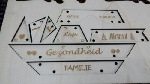 Kerstkaart Ster met persoonlijke boodschap - Afbeelding 3