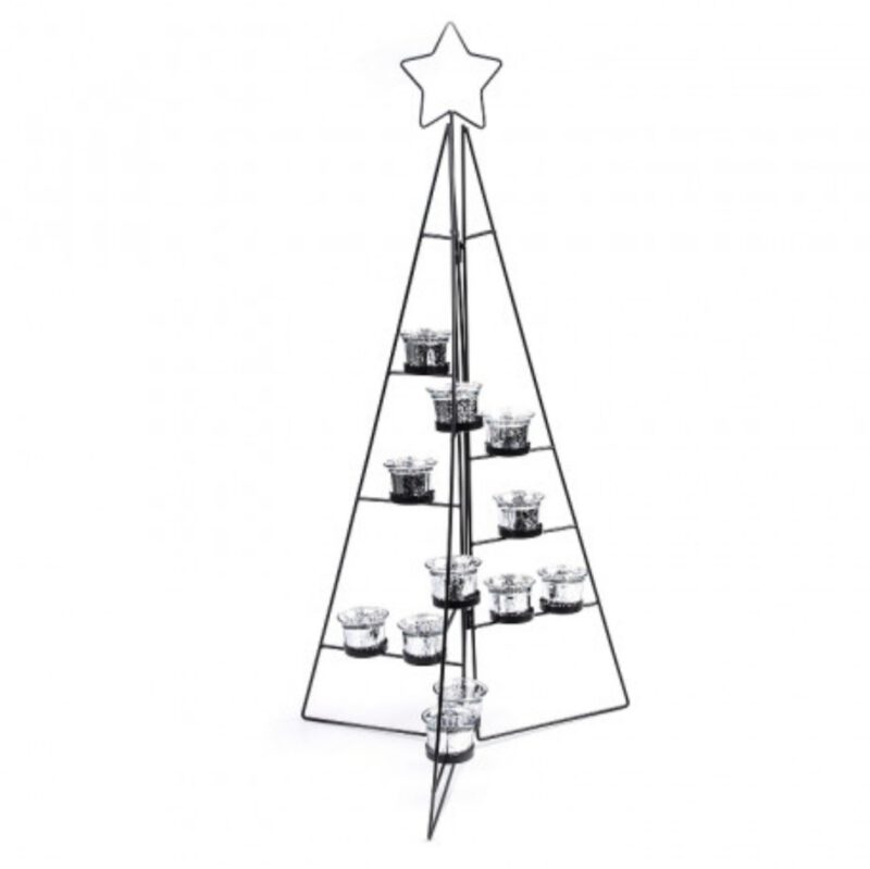 Metalen Kerstboom - Zwart kopen Metalen Kerstboom - Zwart kopen
