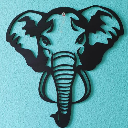 muurdecoratie olifant