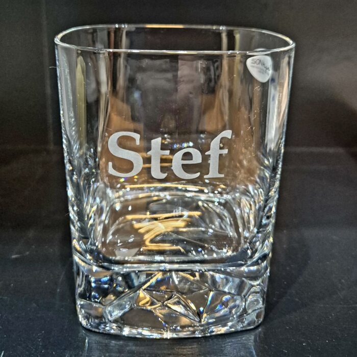 robuust whiskyglas met naam
