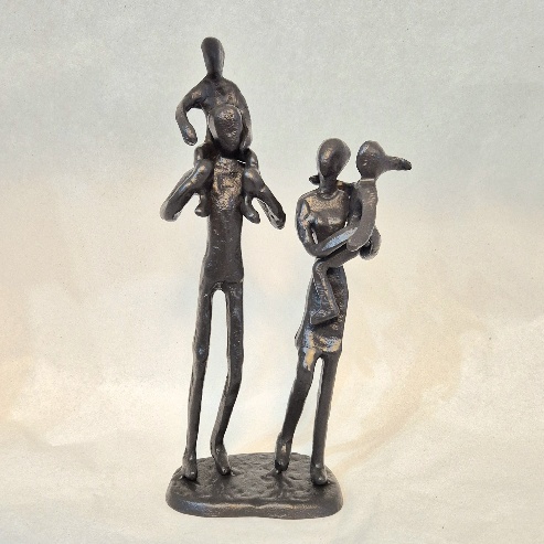 metalen beld familie